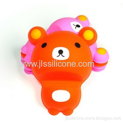 Cute Bear-shaped Wholesale Silicone Phone Holder 